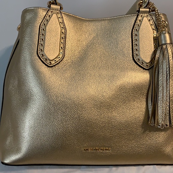 🌺MICHAEL KORS BROOKLYN LEATHER SATCHEL 🌺 - Picture 3 of 10